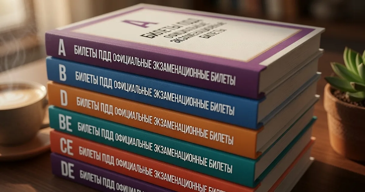 Билеты ПДД категорий A, B, C, D — отличия комплектов ABM и CD