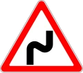 Знак 1.12.1 Опасные повороты