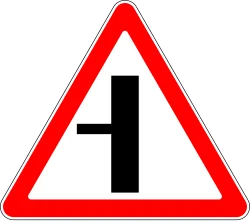Знак 2.3.3 Примыкание второстепенной дороги
