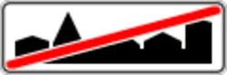 Знак 5.24.2 Конец населённого пункта