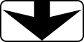 Знак 8.14 Полоса движения