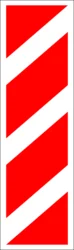 Знак 8.22.2 Препятствие (объезд слева)